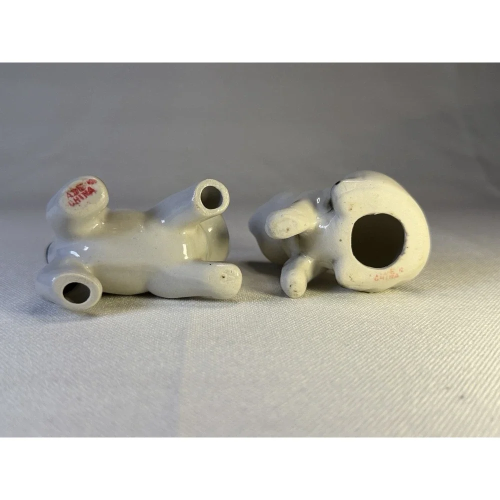 Set of 2 ARTMARK Japanese Porcelain Siamese Cat Figurines MCM JAPAN